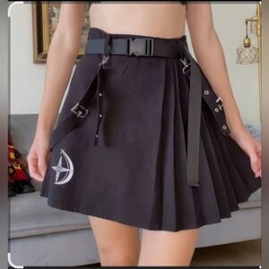 G.J.Q Nevstudio gothic techwear skirt